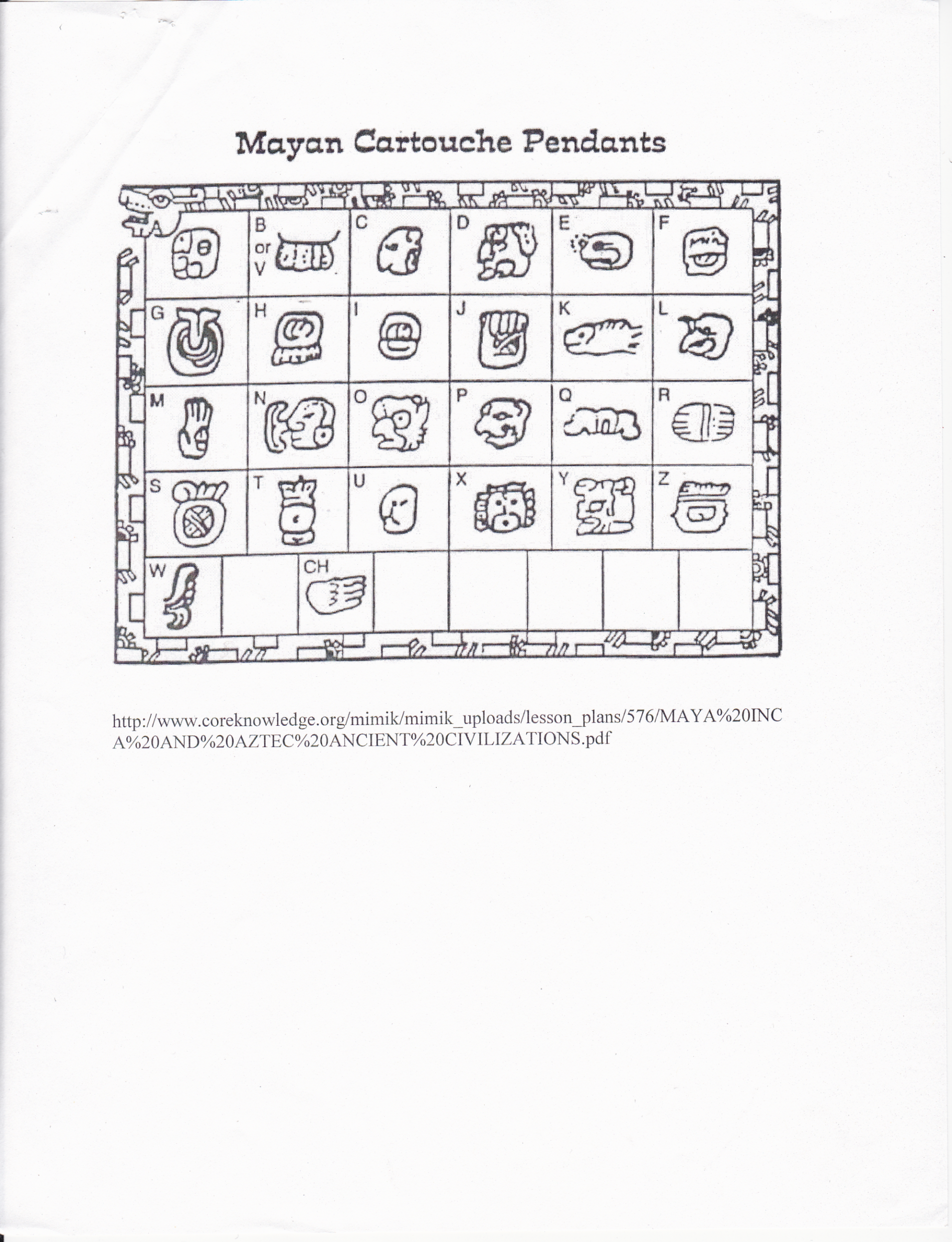 Ancient Mayan Writing  Diana Pyatigorsky